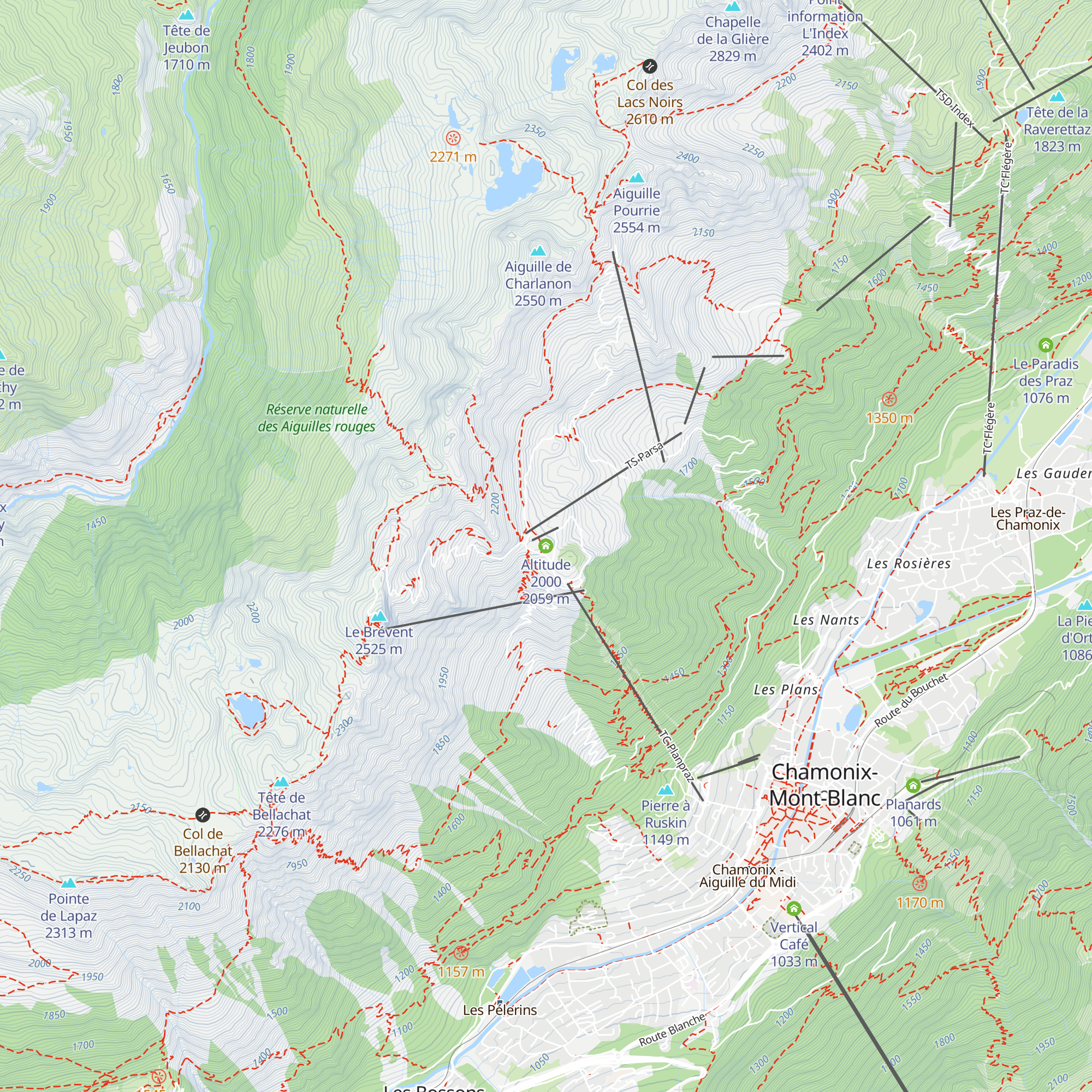 Altitude 2000 map