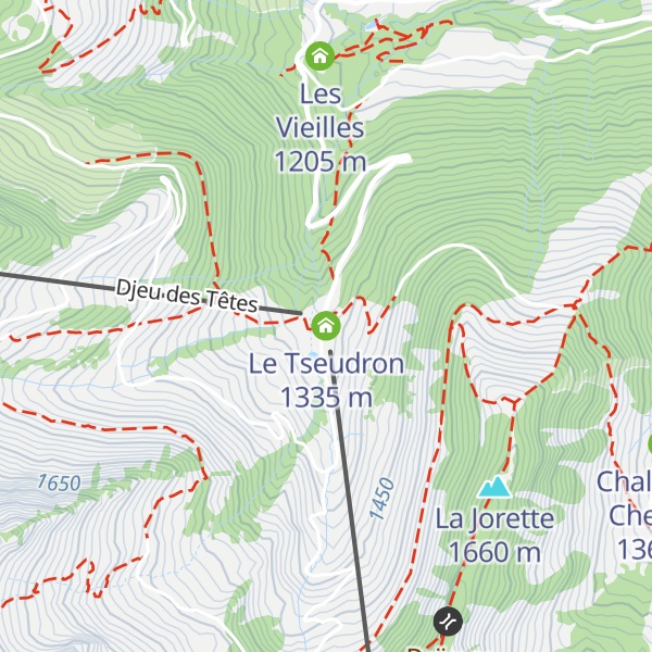 Map of Le Tseudron