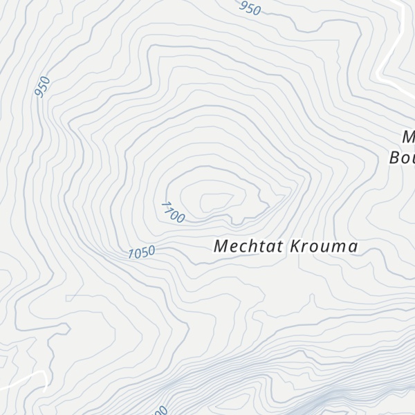 Map of Djebel el Krouma