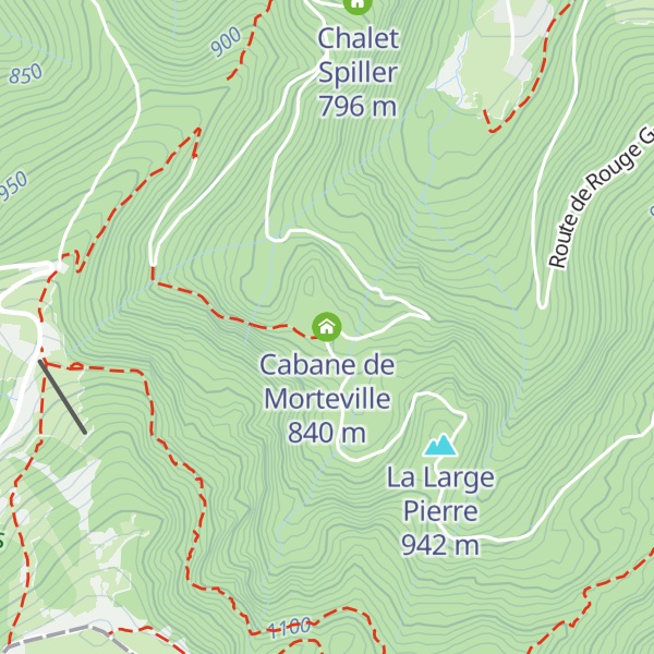 Map of Cabane de Morteville