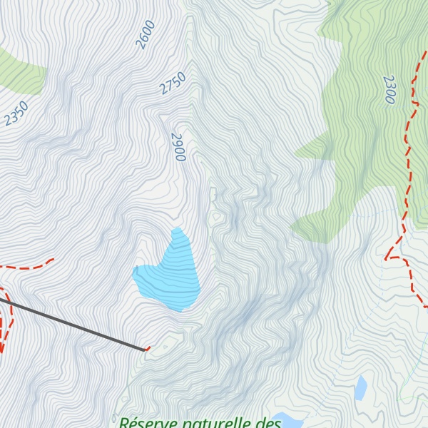Map of Signal de l'Aiguille Rouge
