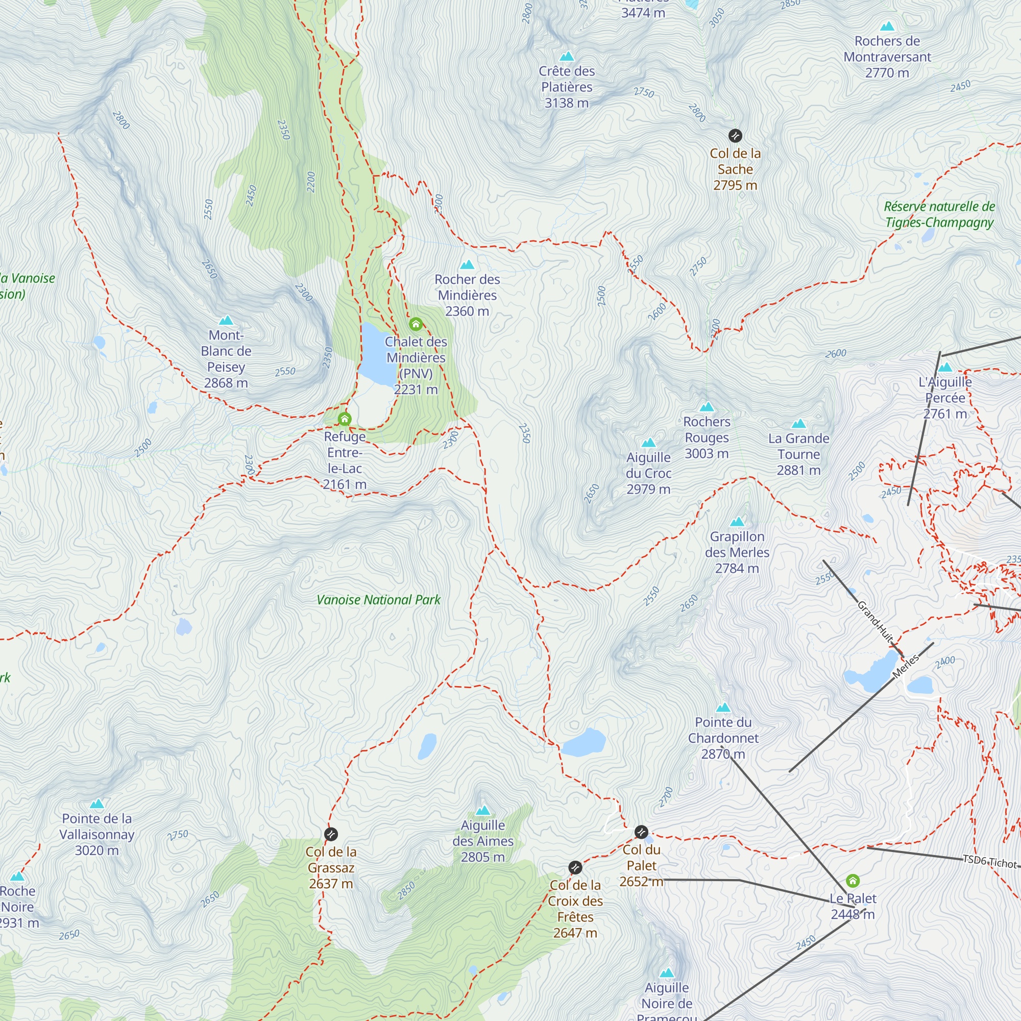 Chalet de la Grassaz map