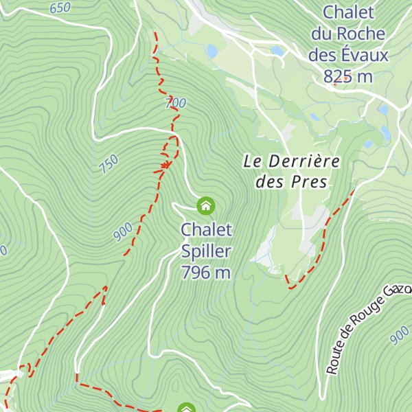 Map of Chalet Spiller