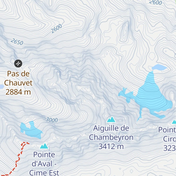 Map of Aiguille de Chillol