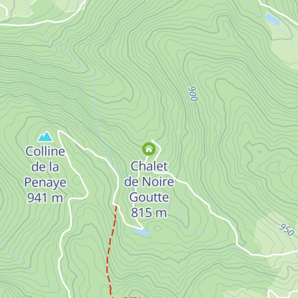 Map of Chalet de Noire Goutte