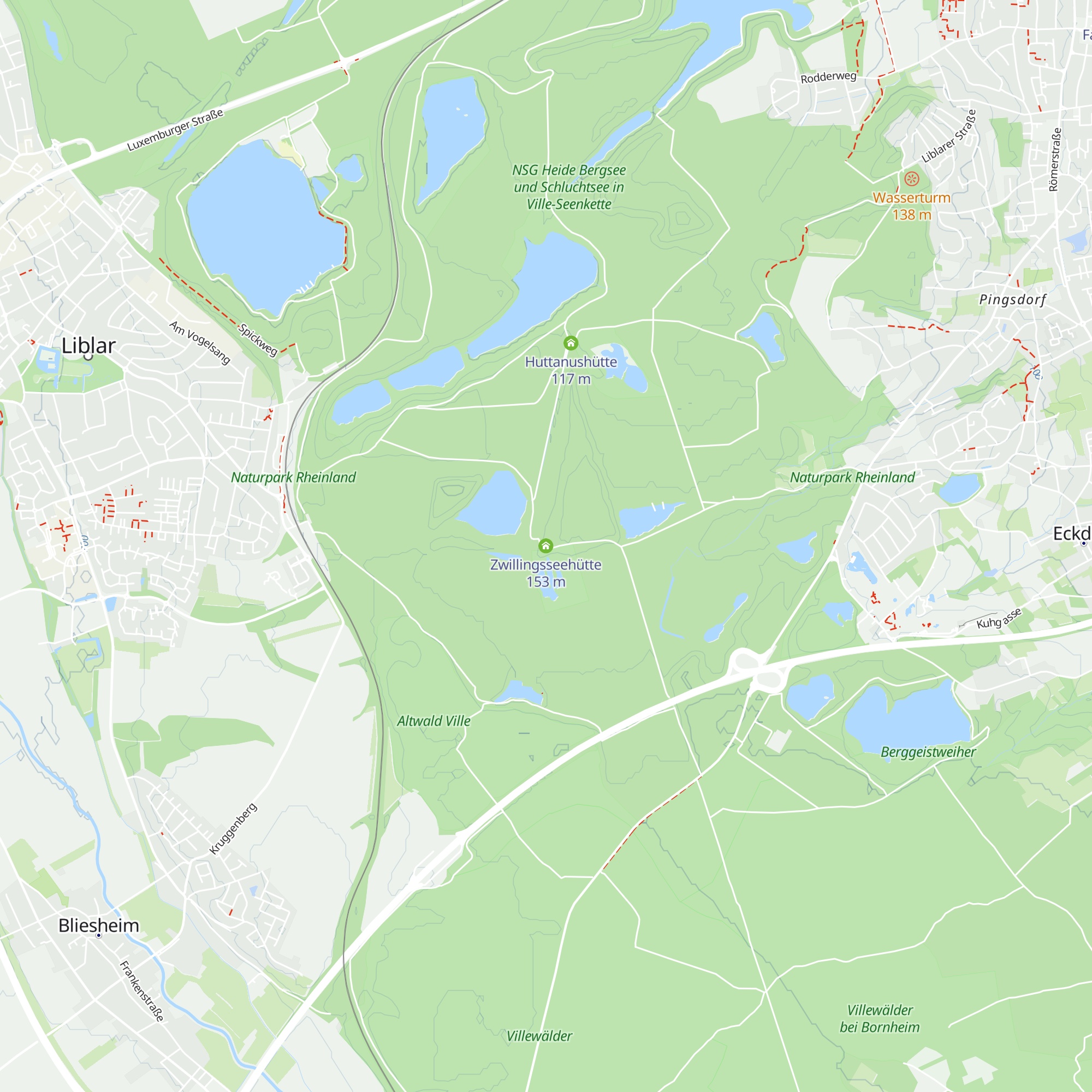 Zwillingsseehütte map
