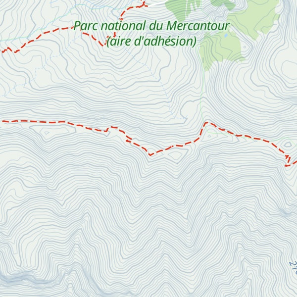Map of Cime de la Blanche