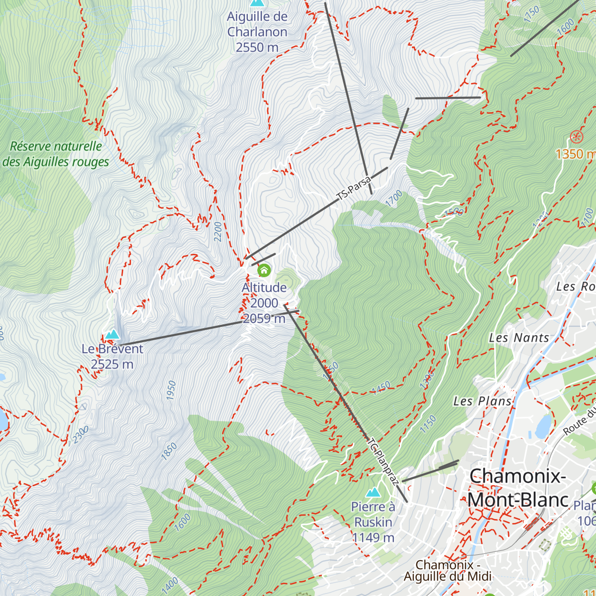 La Bergerie de Plan Praz map