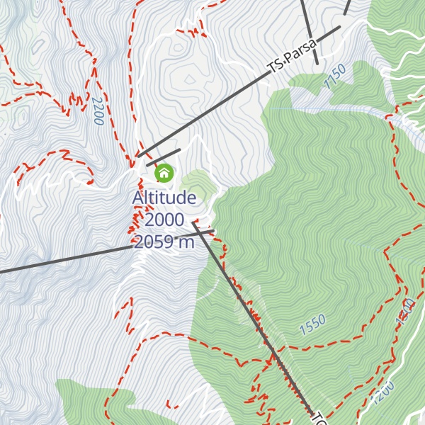 Map of La Bergerie de Plan Praz