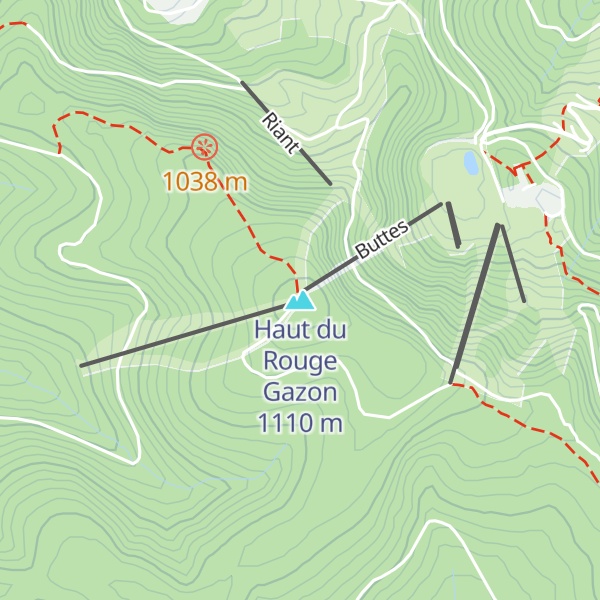 Map of Haut du Rouge Gazon