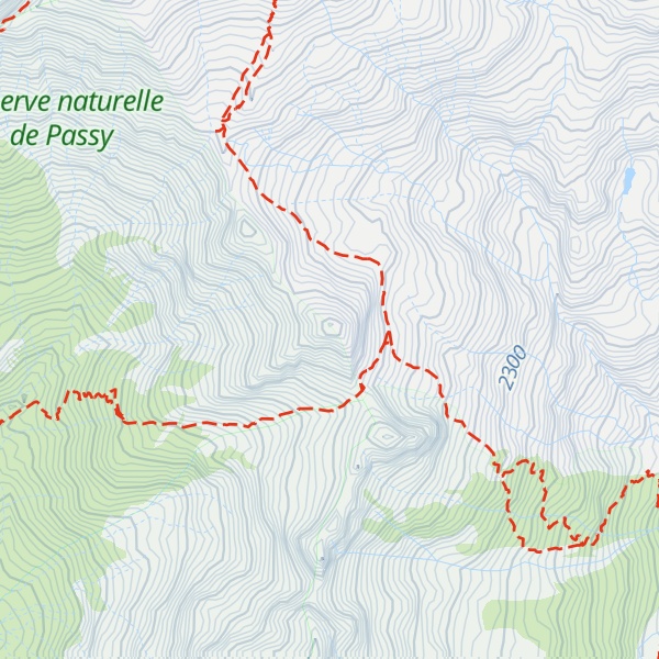 Map of Aiguille de Salenton