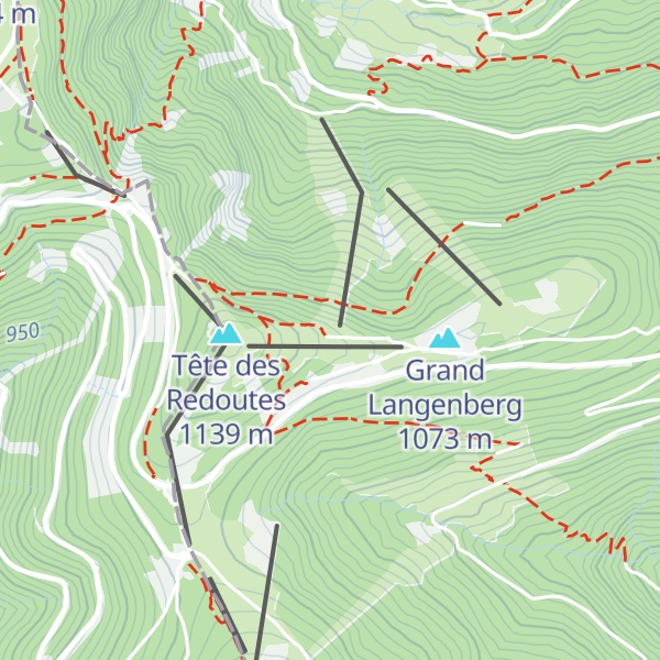 Map of Chalet du Ski Club de Beaucourt