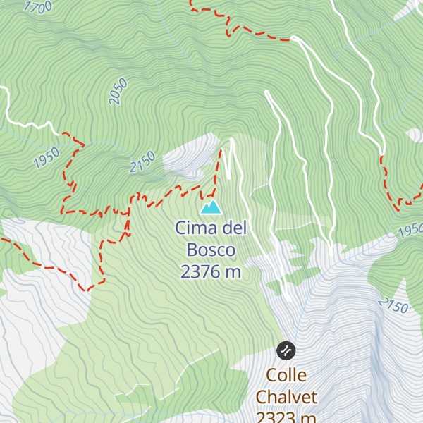 Map of Bivacco Mario Perona