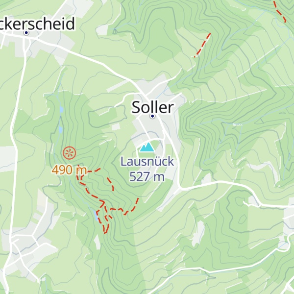 Map of Lausnück