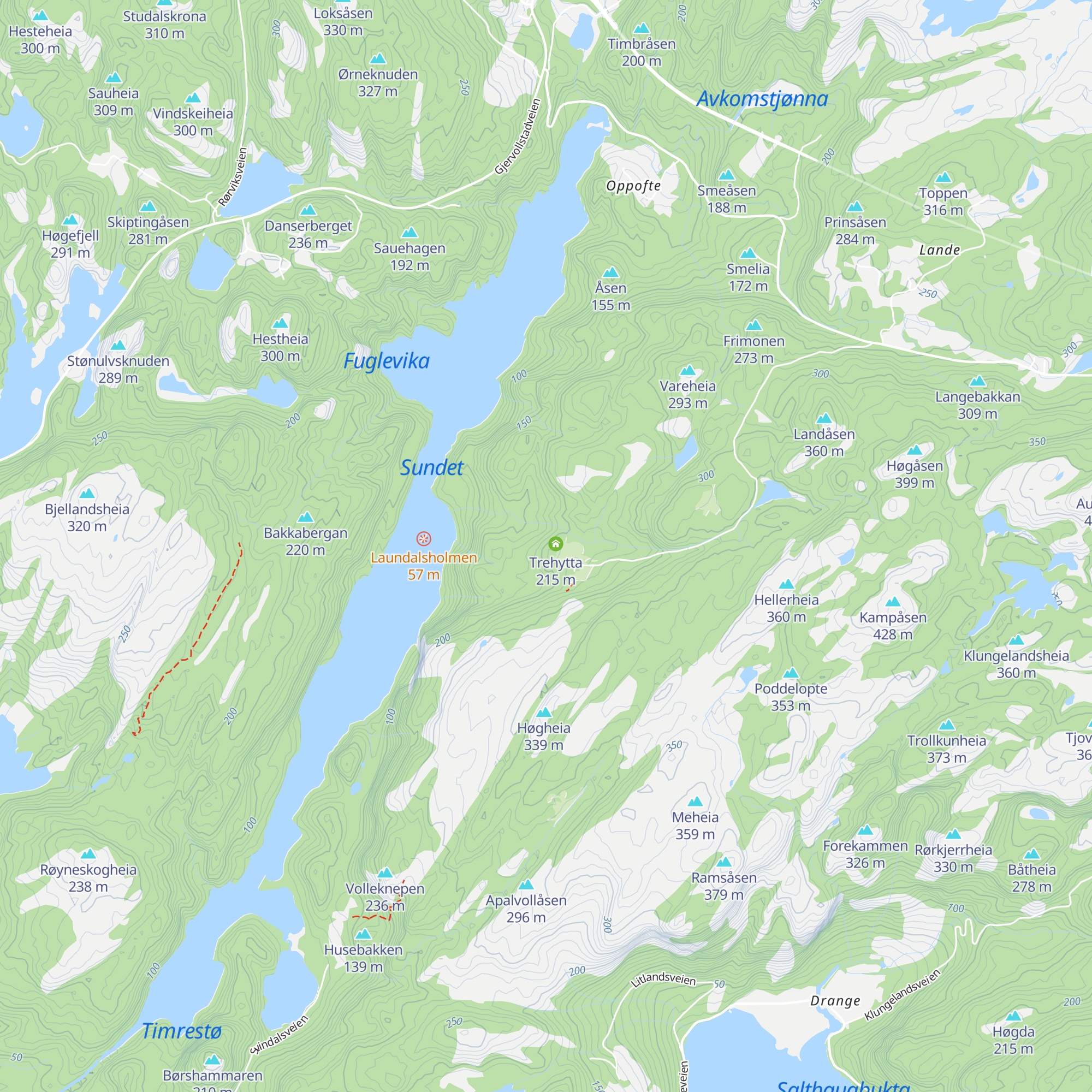Fjellskår map