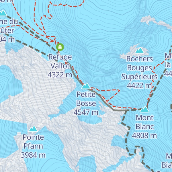 Map of Petite Bosse