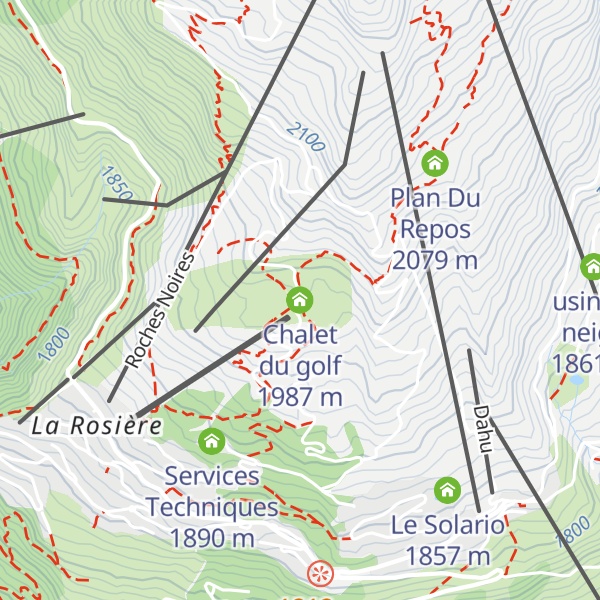 Map of Chalet du golf