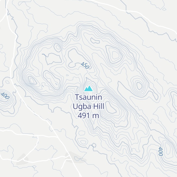 Map of Tsaunin Ugba Hill