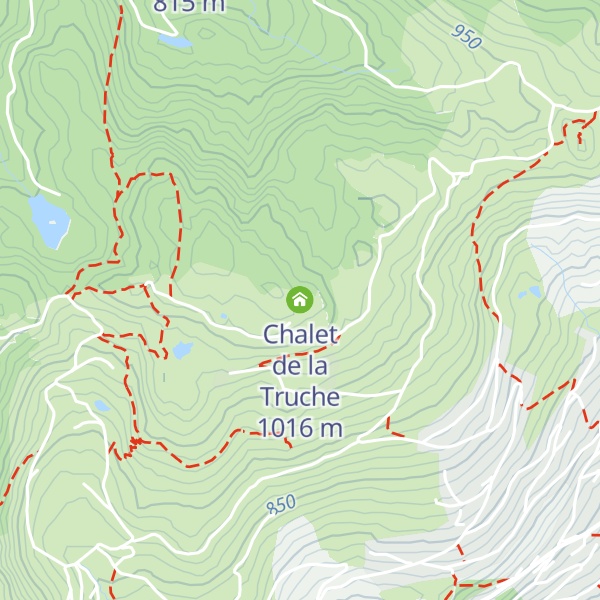 Map of Chalet de la Truche