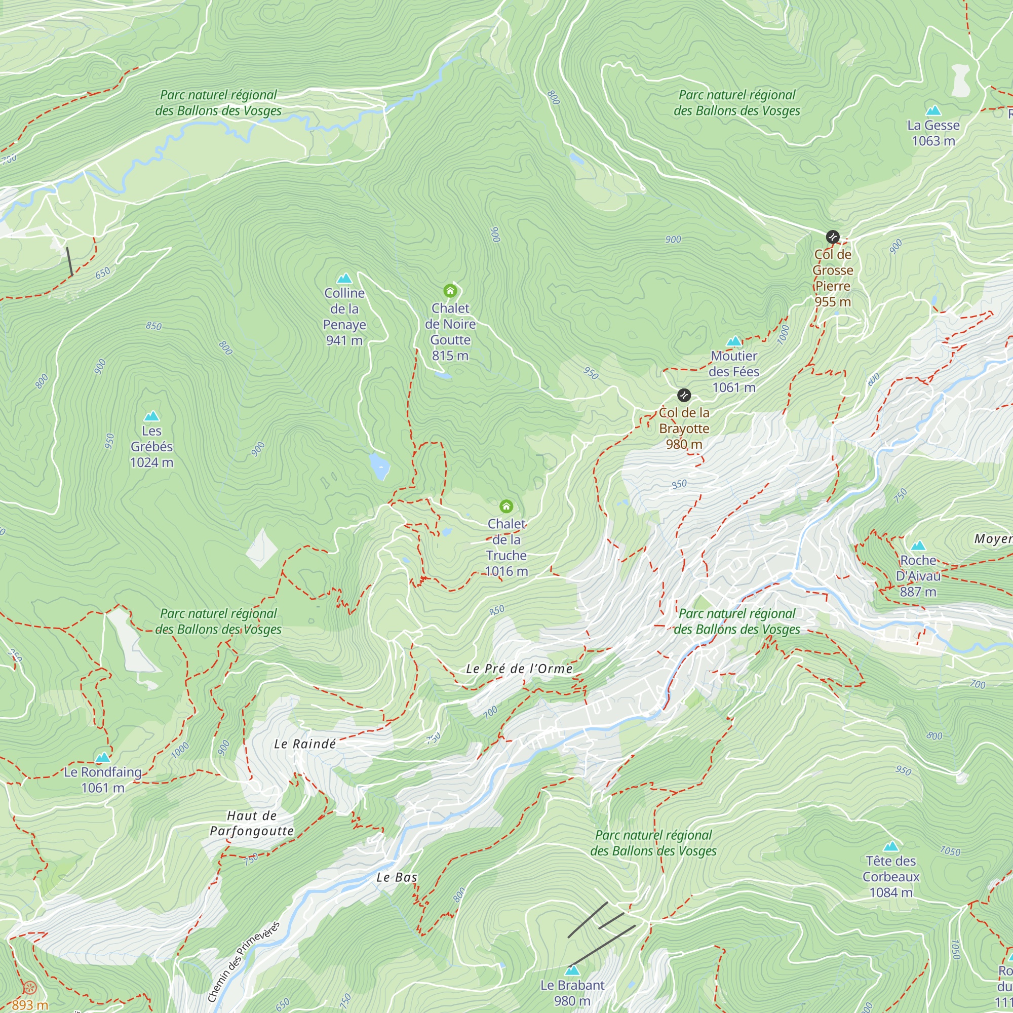 Chalet de la Truche map