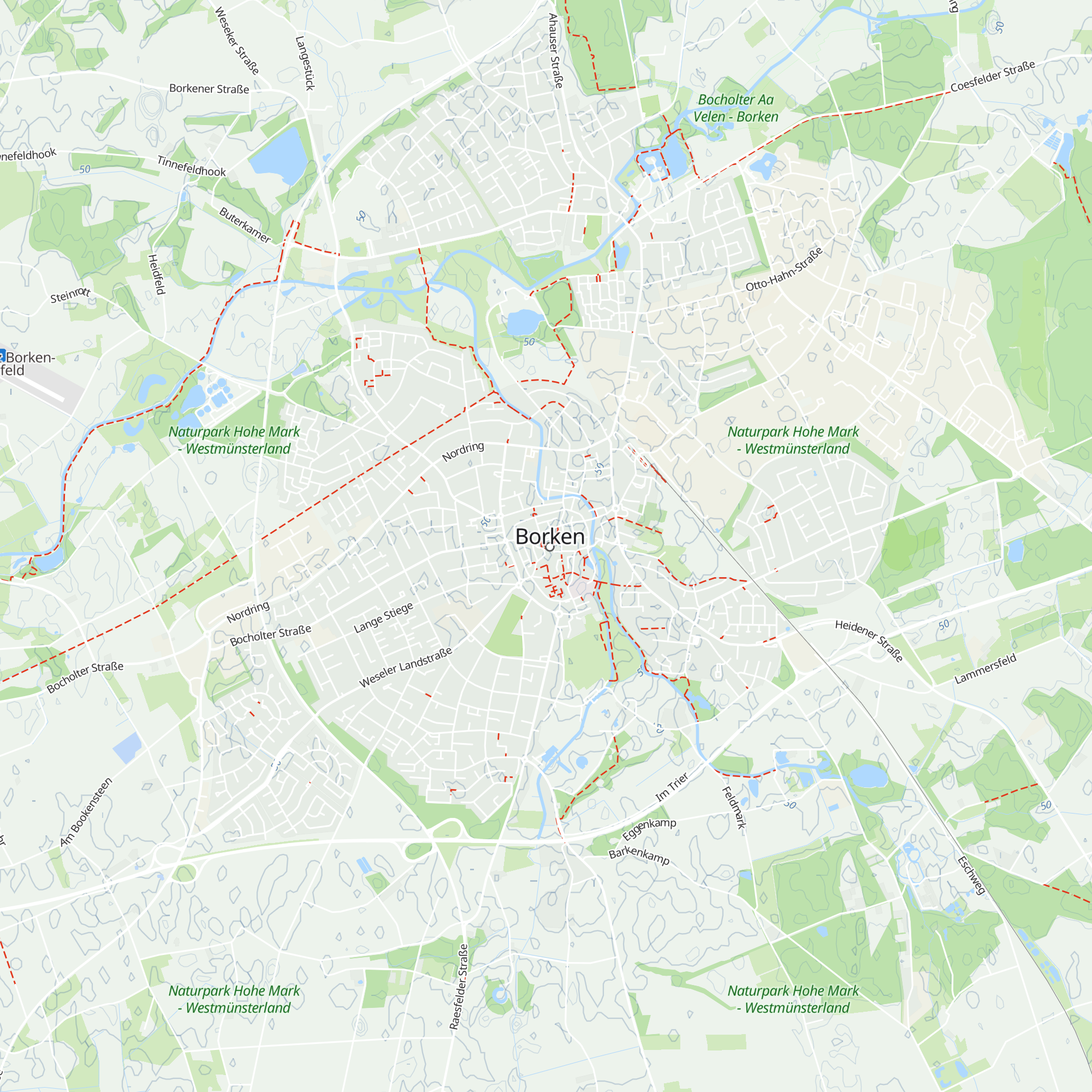 Stadt-Information map