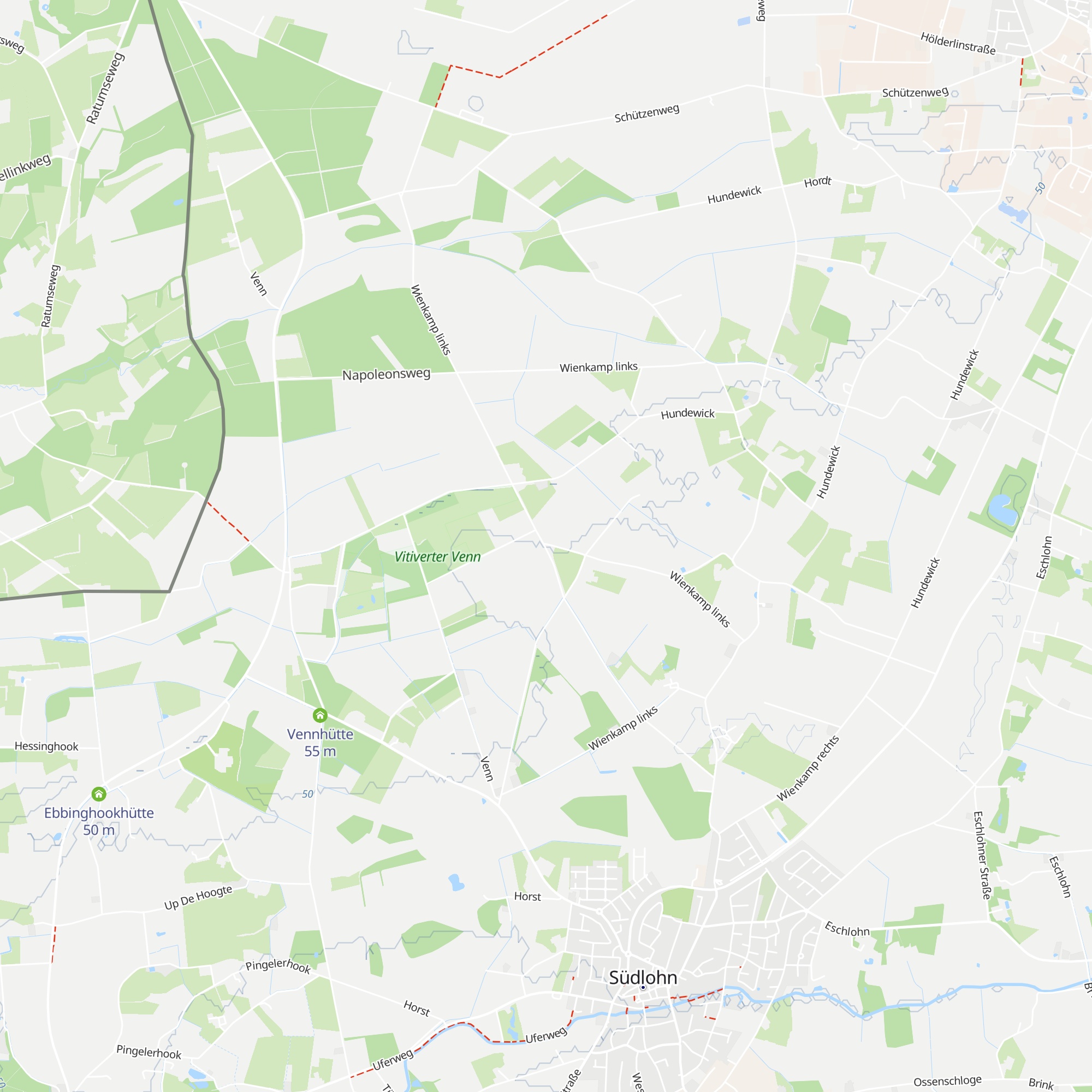 Schutzhütte Wienkamp map
