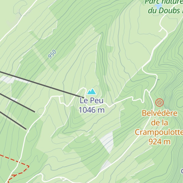 Map of Le Peu