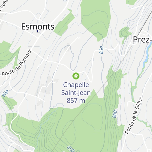 Map of Chapelle Saint-Jean