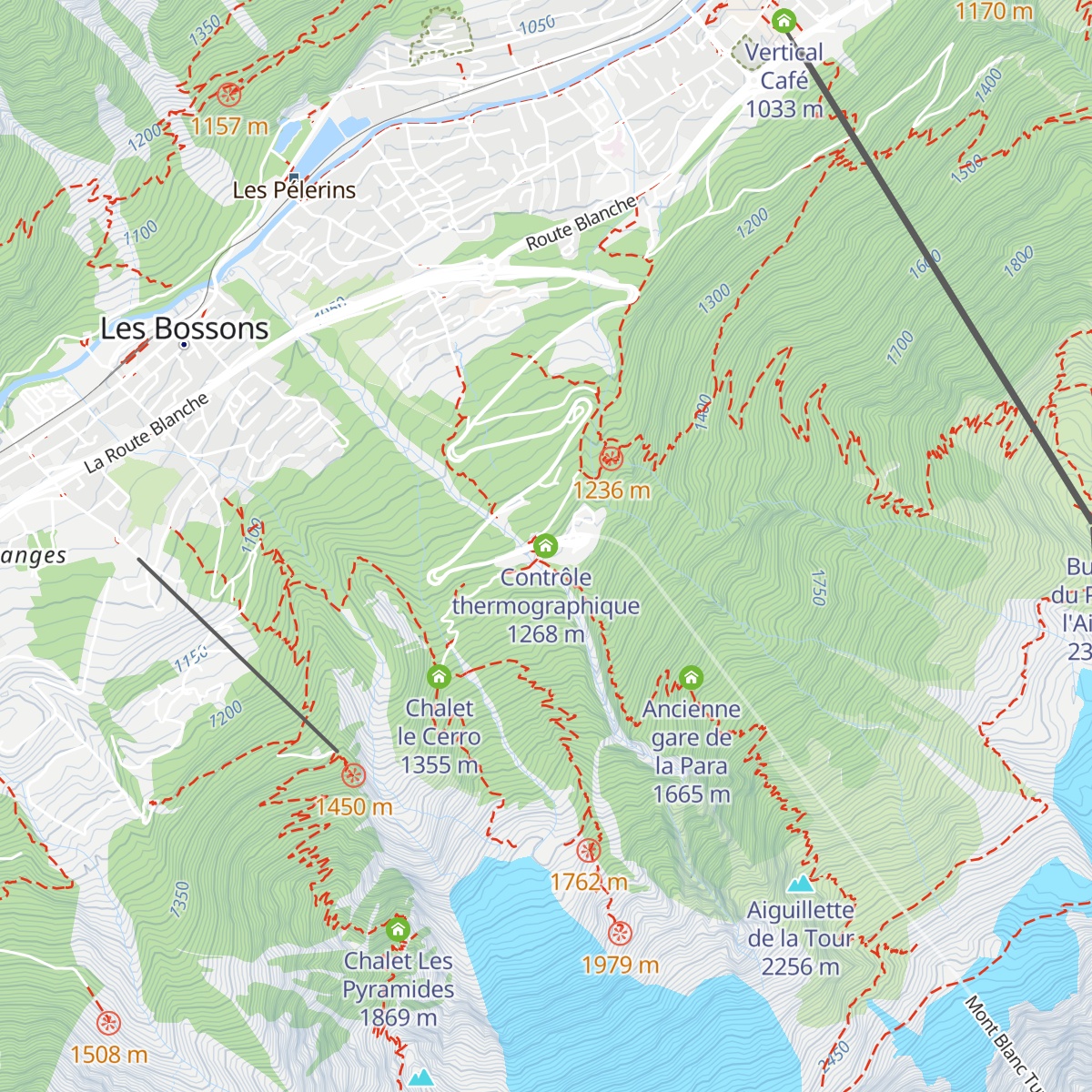 Contrôle thermographique map