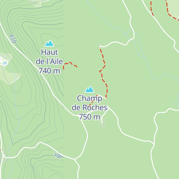 Map of Champ de Roches
