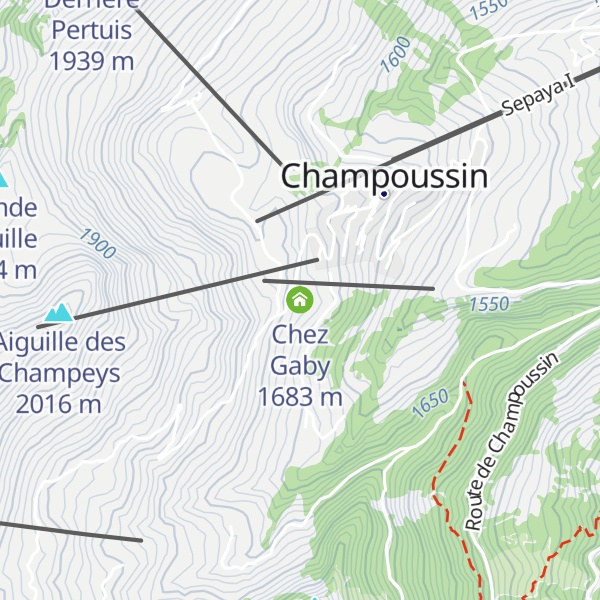 Map of Chez Gaby