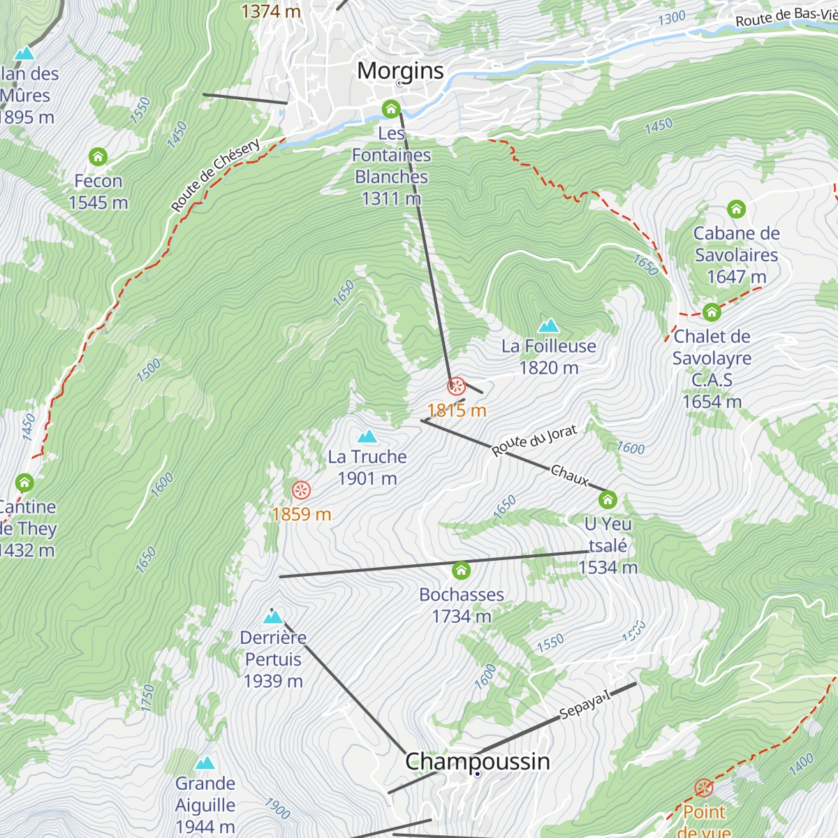La Foilleuse map