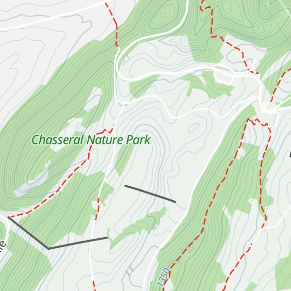 Map of Crêt Meuron