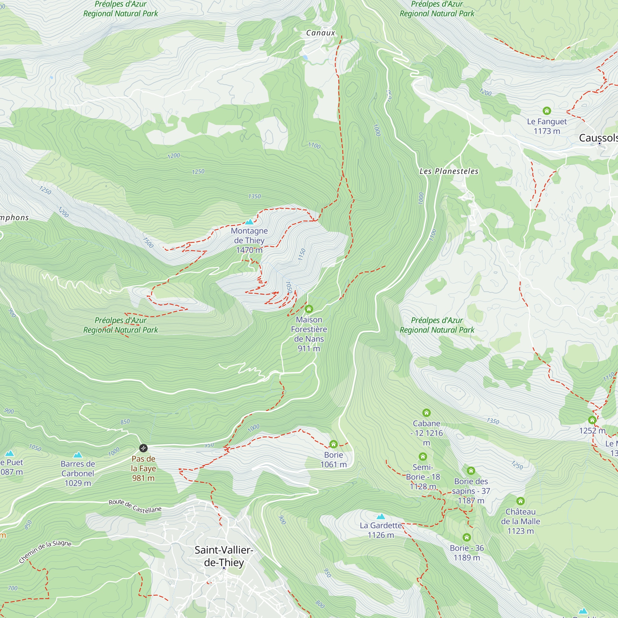 Maison Forestière de Nans map