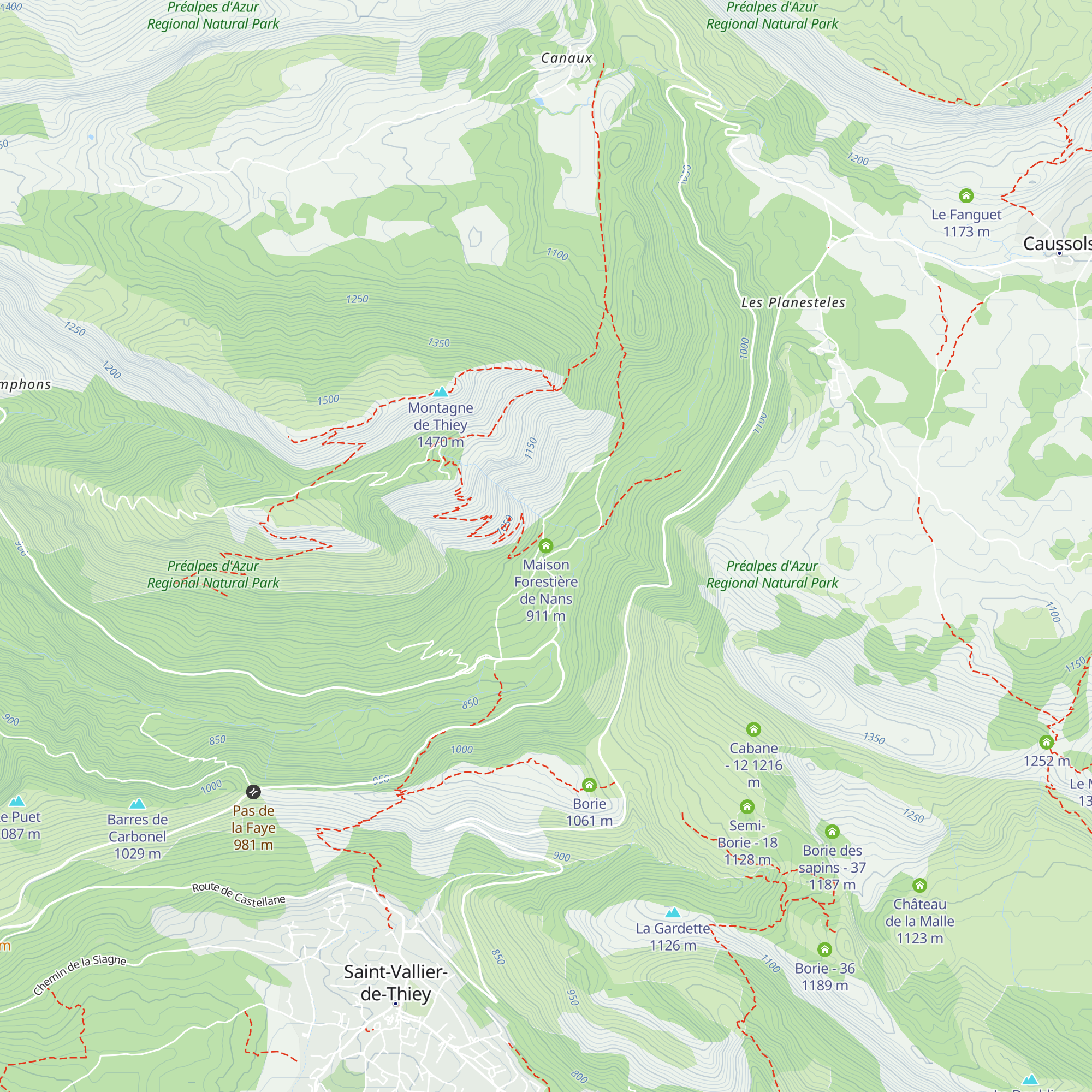 Maison Forestière de Nans map