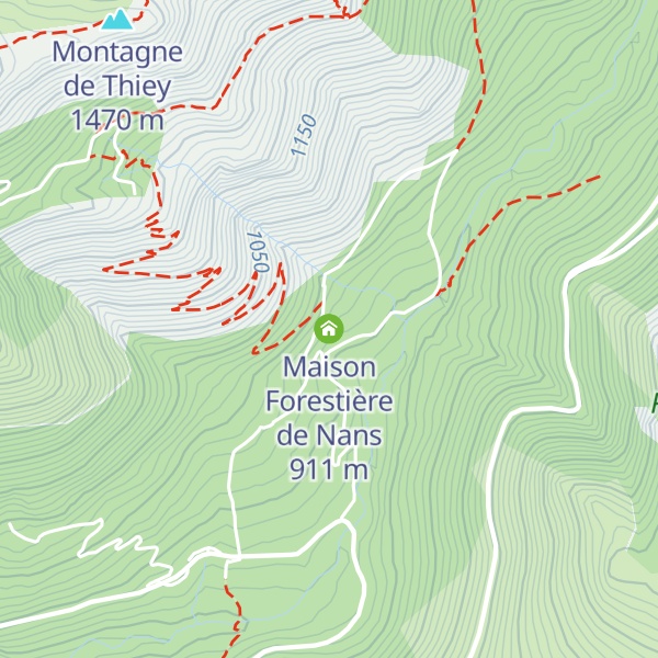 Map of Maison Forestière de Nans