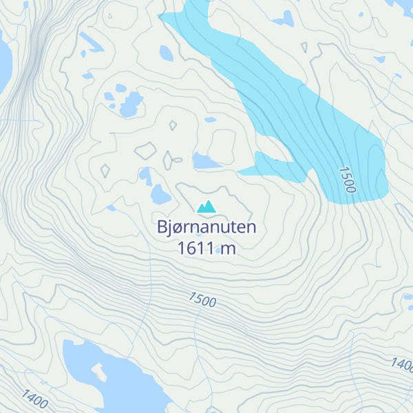Map of Bjørnanuten