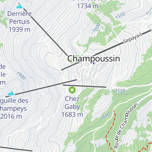 Map of La Ferme a Gaby