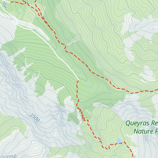 Map of Cabane de la Lavine
