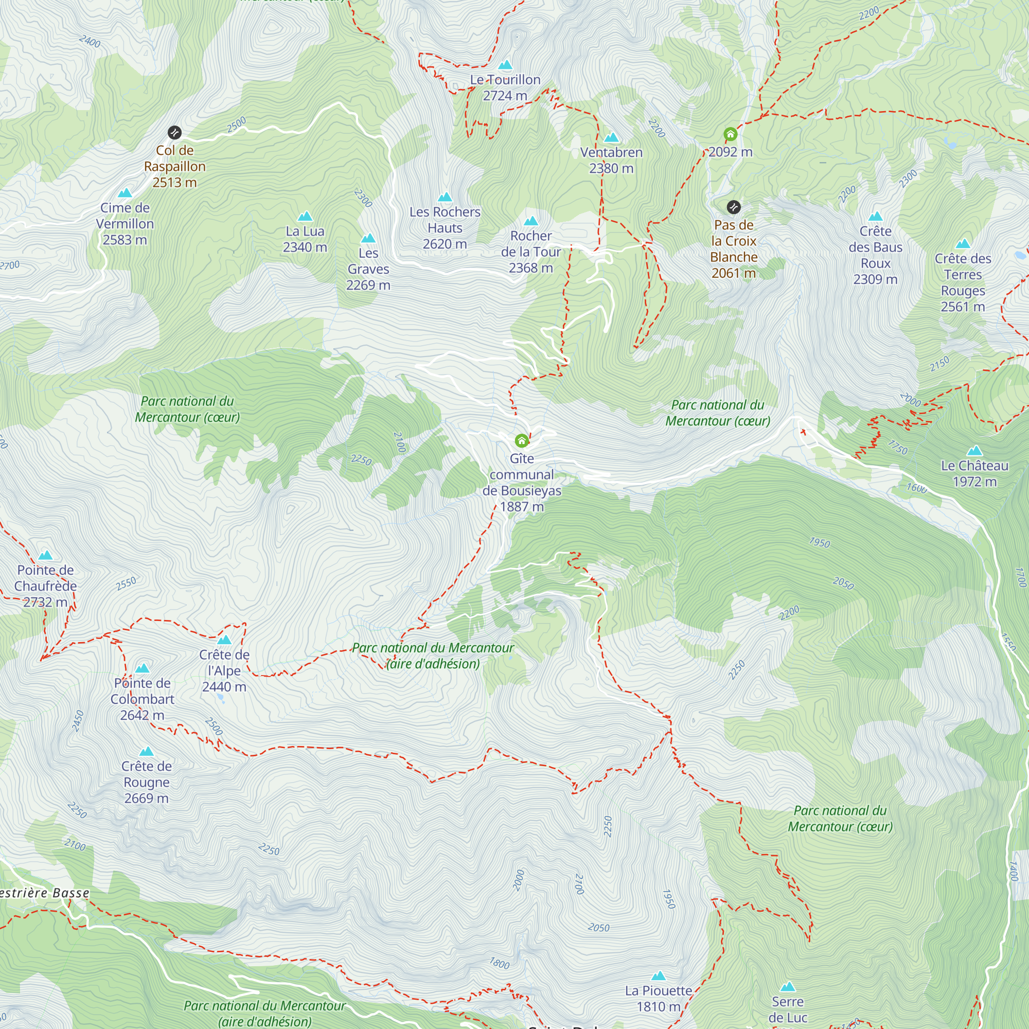 Le Rio-Bas map