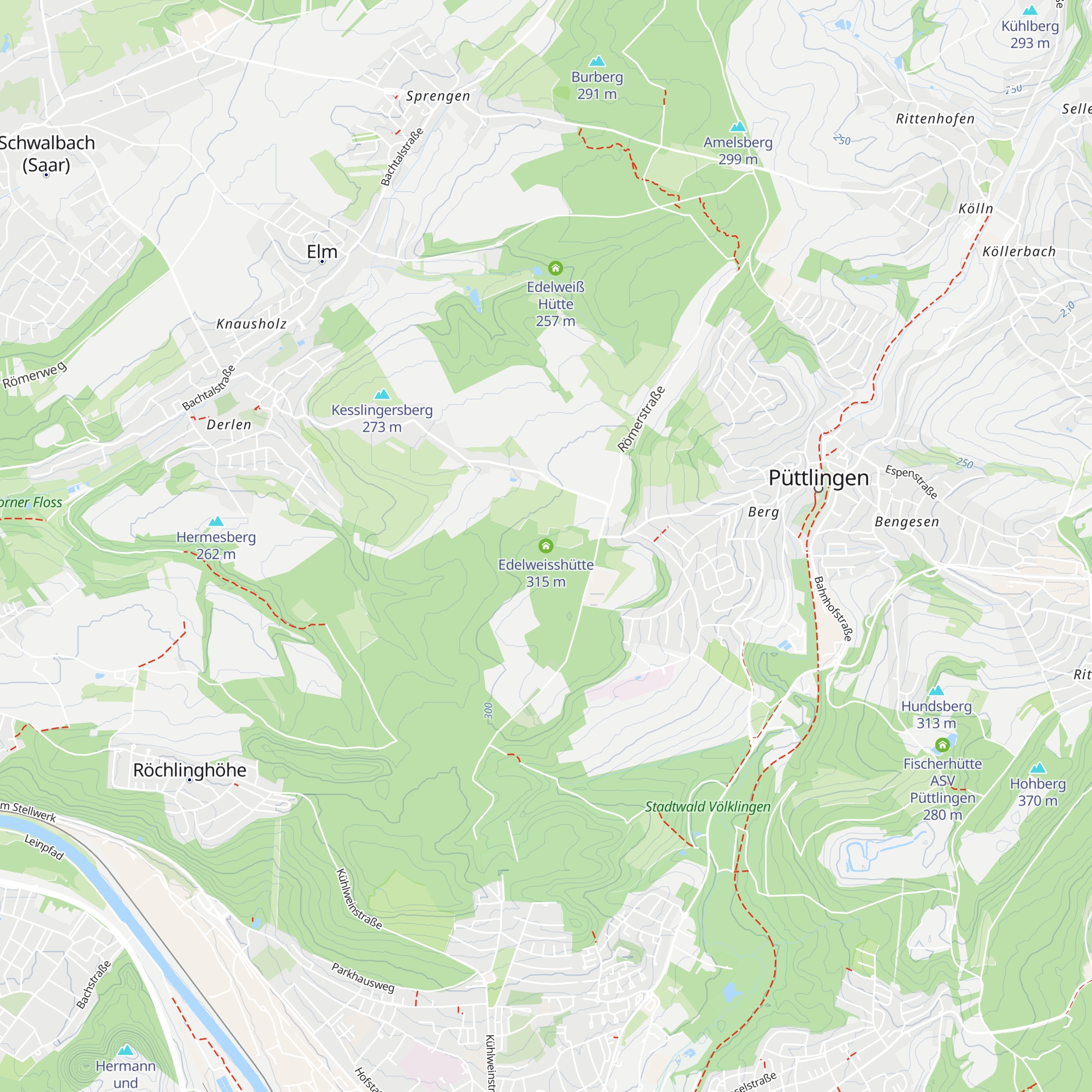 Edelweisshütte map
