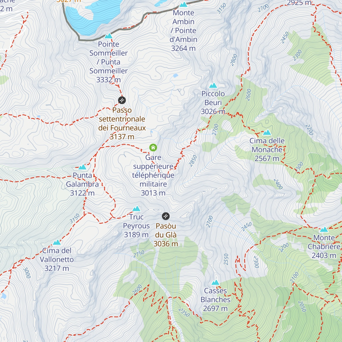 Bivacco Mario Sigot map