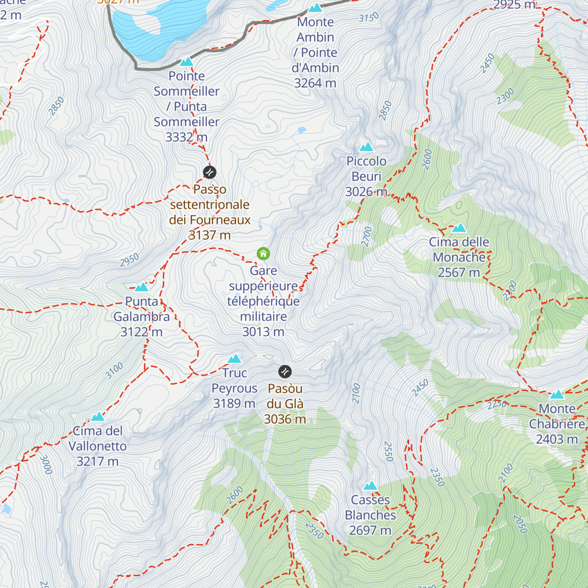 Bivacco Mario Sigot map