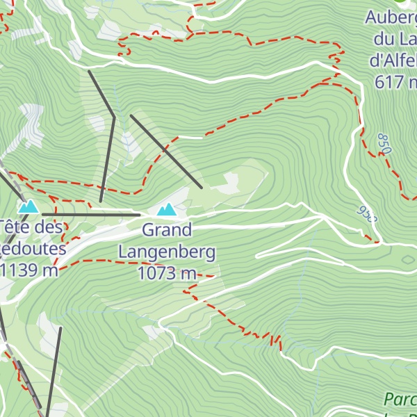 Map of Chalet du Langenberg