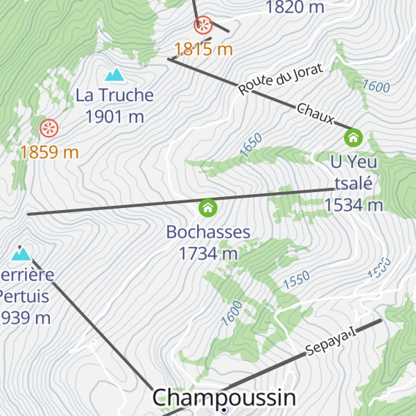 Map of Bochasses