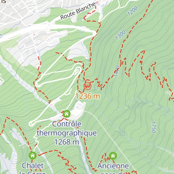 Map of Buvette de la Cascade du Dard