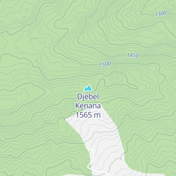 Map of Djebel Kenana