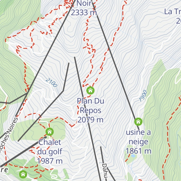 Map of Plan Du Repos