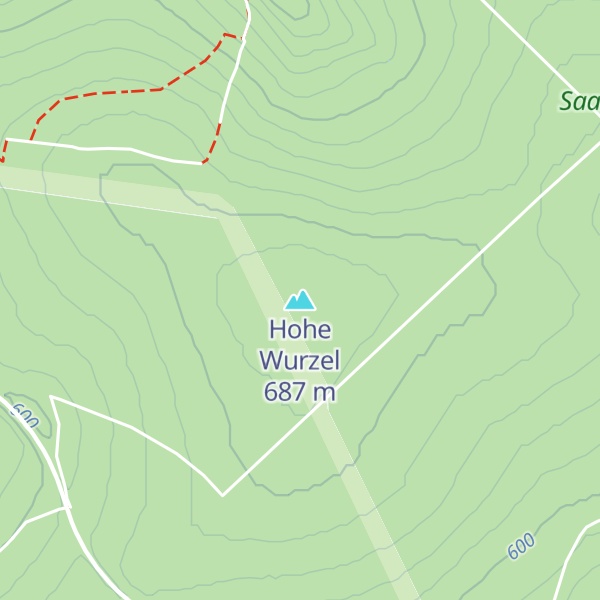 Map of Hohe Wurzel