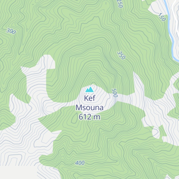 Map of Kef Msouna